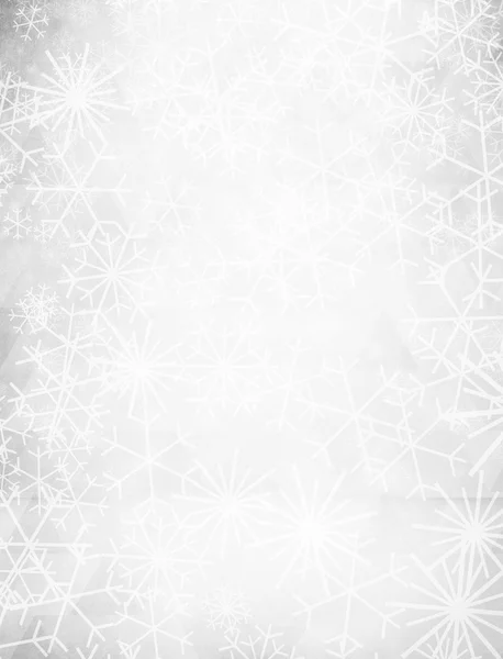 Christmas background with snowflakes — Stock Photo, Image