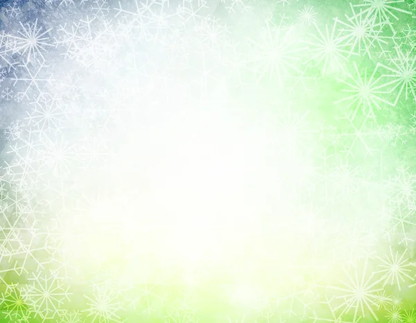 雪の結晶とクリスマスの背景 — ストック写真