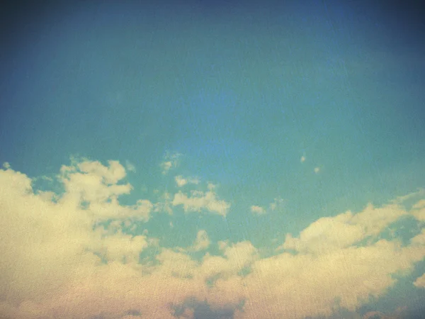 Retro cloudy sky — Stock Photo, Image