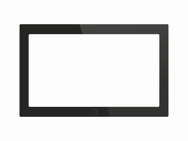 Black generic tablet pc — Stock Photo, Image