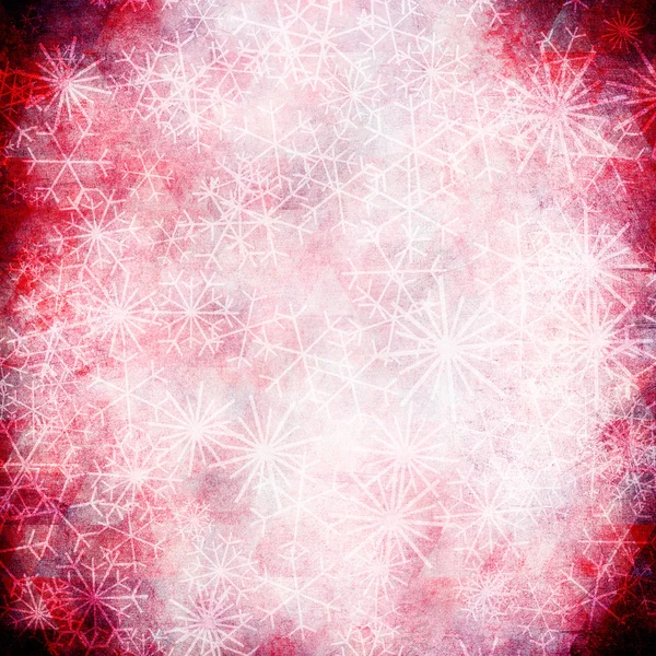 Christmas background with snowflakes — Stock Photo, Image