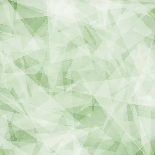抽象的绿色多边形背景 — 图库照片