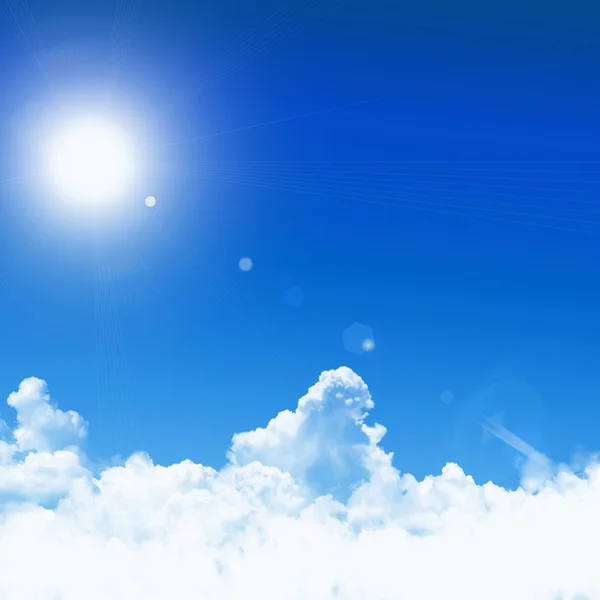 Blue sky background — Stock Photo, Image