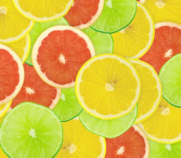 Abstracte achtergrond van citrus segmenten — Stockfoto