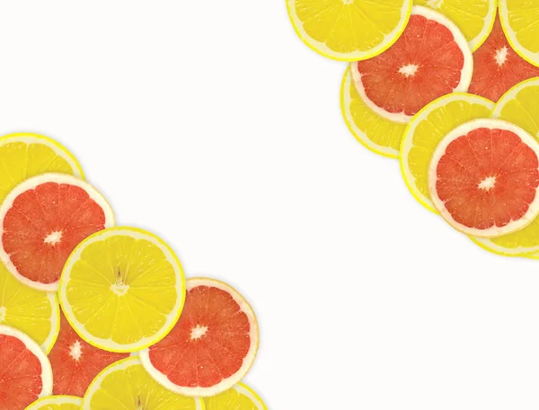 Abstract background of citrus slices — Stock Photo, Image