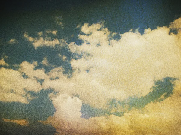 Céu nublado retro — Fotografia de Stock