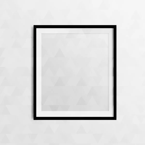 Leeg frame op wit — Stockfoto