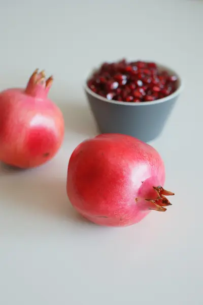 Pomegranate fruit on a table — Stock Photo, Image