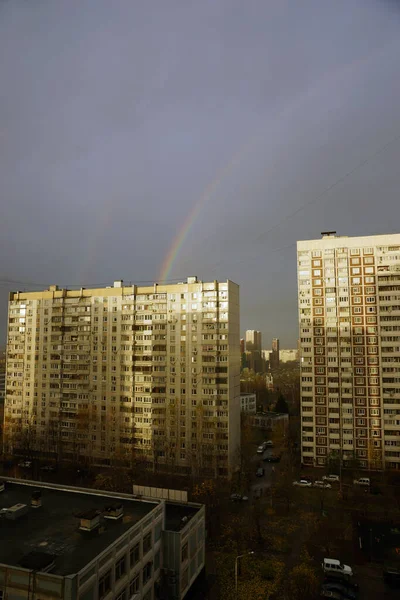 Rusland Moskou November 2020 Uitzicht Grote Snelweg — Stockfoto