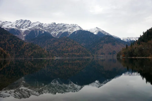 Lac Ritsa Décembre Abkhazie Décembre 2020 — Photo