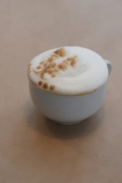 Latte art in coffee cup — Stock Photo, Image