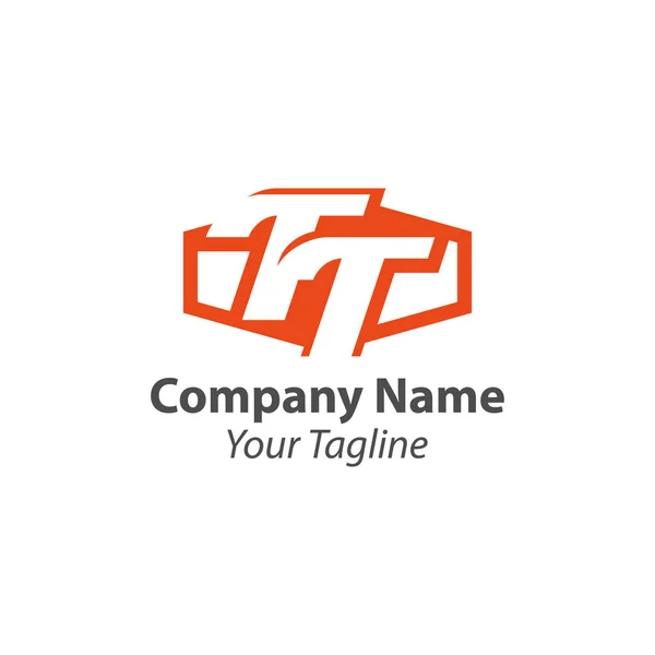 Mínimo Símbolo Gráfico Vectorial Del Alfabeto Letra Logo Eps — Vector de stock