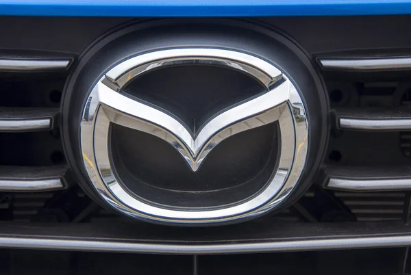 Logo van auto Mazda — Stockfoto