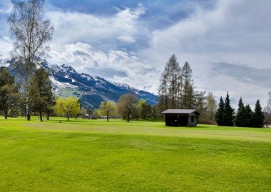 Golf resort cottage ile Panoraması
