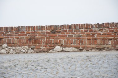 Closeup of brick wall clipart