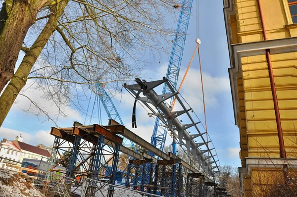 Costruire un ponte — Foto Stock