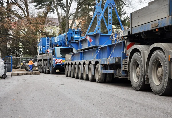 Zware kraanwagens — Stockfoto