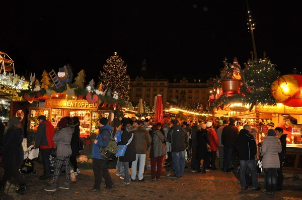 Mercados de Natal em Dresden — Fotografia de Stock