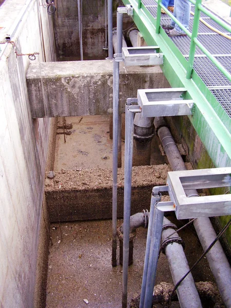 Wastewater treatment plant — Stock Photo, Image