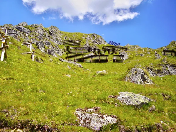 Protección de las avalanchas — Foto de Stock