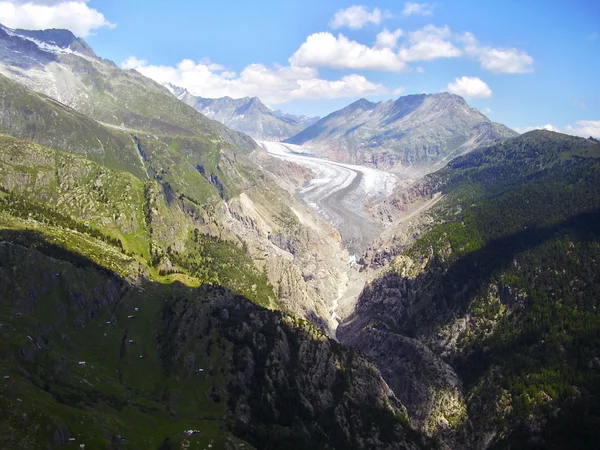 Geleira aletsch — Fotografia de Stock