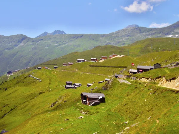 Alpes chalet — Foto de Stock