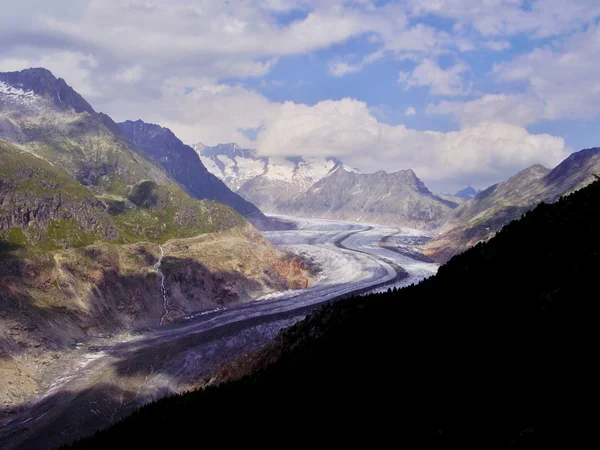 Aletsch Buzulu — Stok fotoğraf