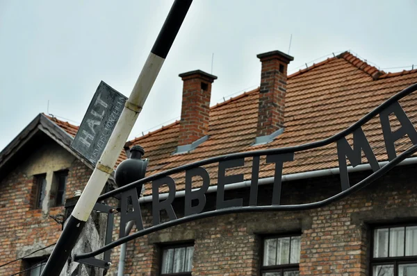 Campo de concentración Auschwitz — Foto de Stock