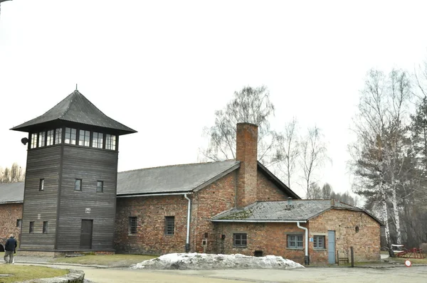 Obóz koncentracyjny auschwitz — Zdjęcie stockowe