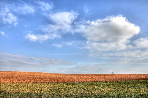 Campo hdr — Foto de Stock