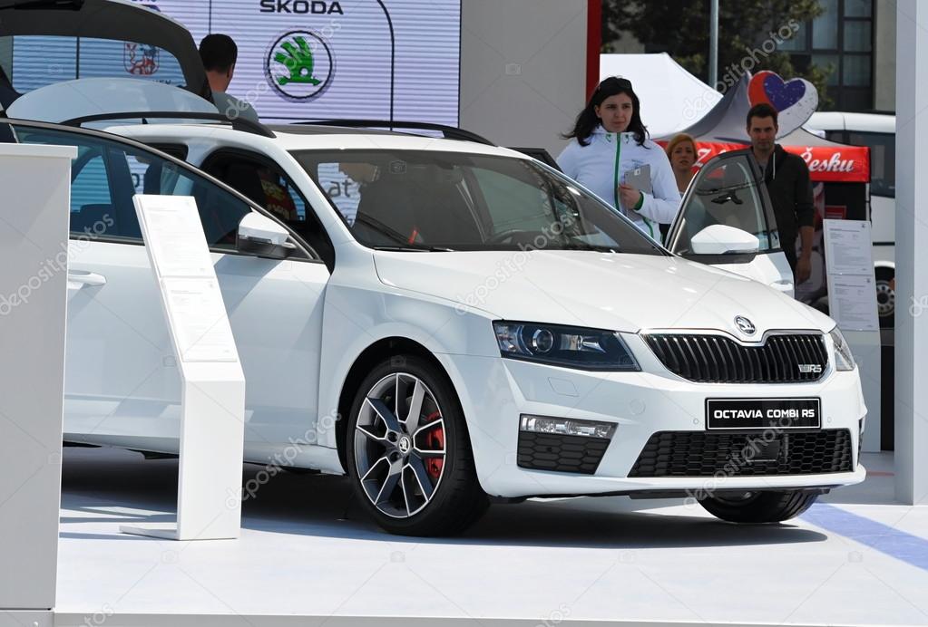 PRAGUE, THE CZECH REPUBLIC, 17.05.2015 - Skoda auto promotion on IIHF in Prague