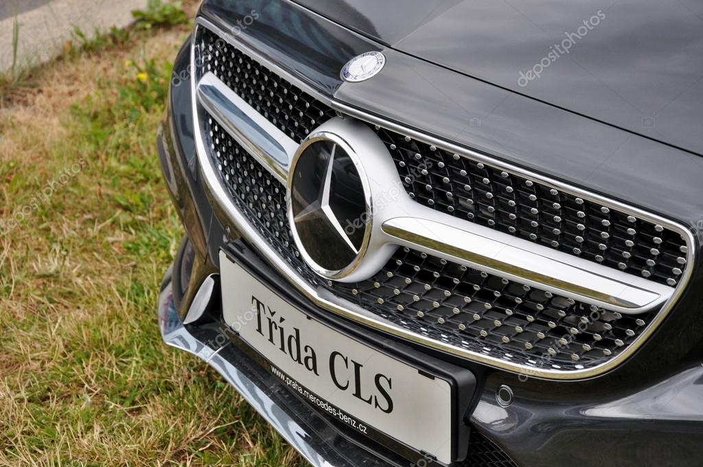 PRAGUE THE CZECH REPUBLIC NOVEMBER 14 2015 Luxury car Mercedes Benz