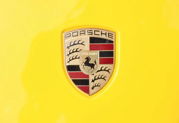 Porsche logo — Zdjęcie stockowe