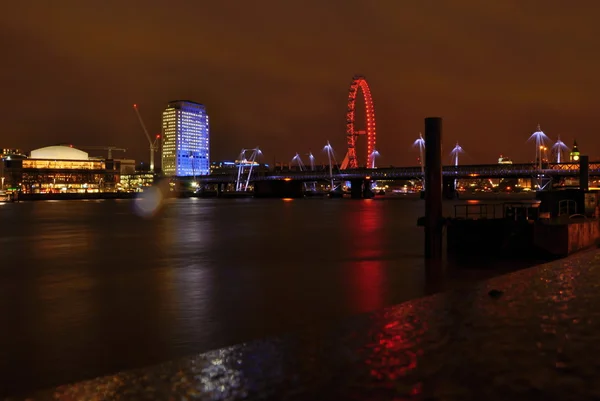 Nacht Londen city — Stockfoto