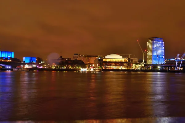 Noche Londres ciudad — Foto de Stock