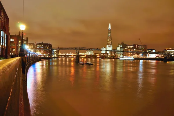 Nacht Londen city — Stockfoto