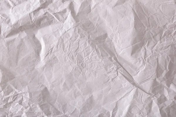 Texture of white crumpled paper — Stock Photo, Image