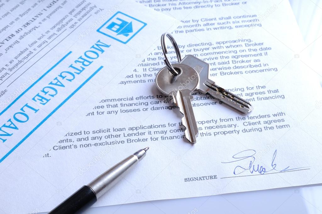 Mortgage contract signed