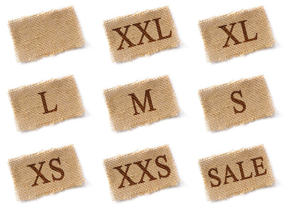 Набор тканей для этикеток
