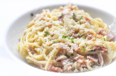 Jambonlu spagetti Carbonara 