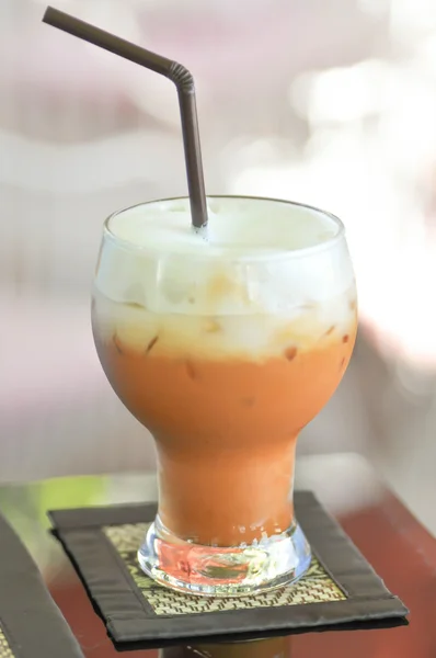 Ice tea or Thai milk tea — Stock Photo, Image