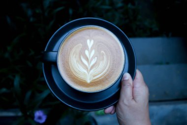 Kahve ya da sıcak kahve, latte kahve.