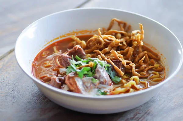 noodles or beef curry noodles, Thai curry noodles or beef noodles