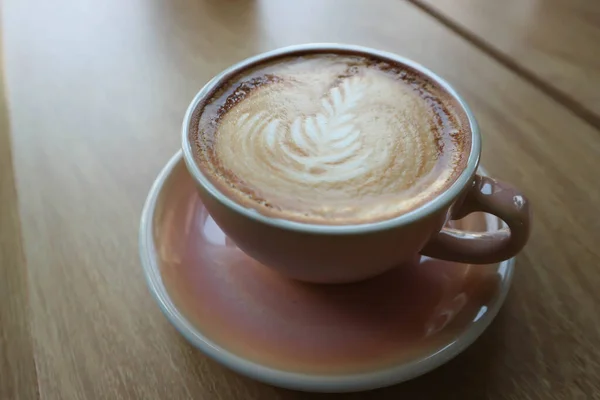 コーヒーやホットコーヒーラテコーヒーカプチーノ — ストック写真