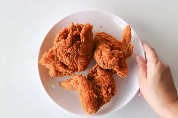 Fried Chicken Deep Fried Chicken Chicken Wing — Stock Photo, Image