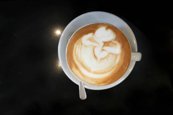 Koffie Hete Koffie Warme Latte Koffie — Stockfoto