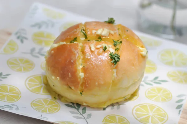 Cheese Bun Mozzarella Cheese Bun Bun Cheese Stuffed Serve — Stock Photo, Image