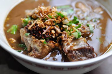 noodles, Chinese noodles or beef noodles or beef soup