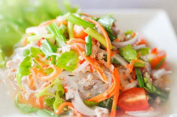 Salade, salade épicée, salade thaïlandaise — Photo