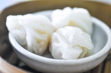 Buğulanmış domuz şeyler, Asya Bun, Dim sum